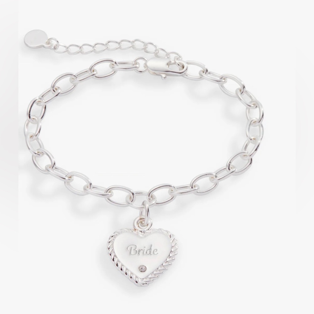 Alex and Ani Brand New in Box w/Card ‘Heart’ Bride Silver Chain Bracelet w/Tags